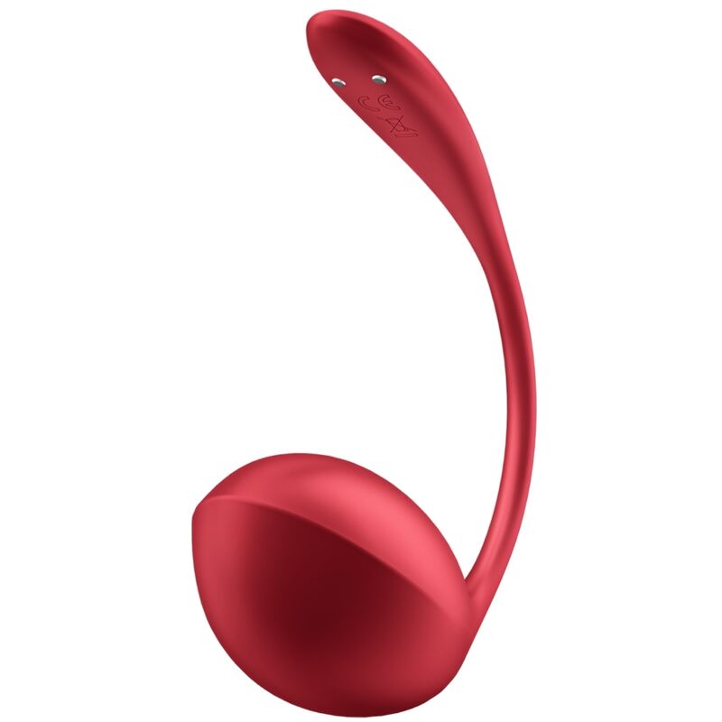 SATISFYER - SHINY PETAL STIMOLATORE CON TELECOMANDO G-POINT ROSSO APP GRATUITA - SATISFYER PARTNER | Lingerie Harness Boutique