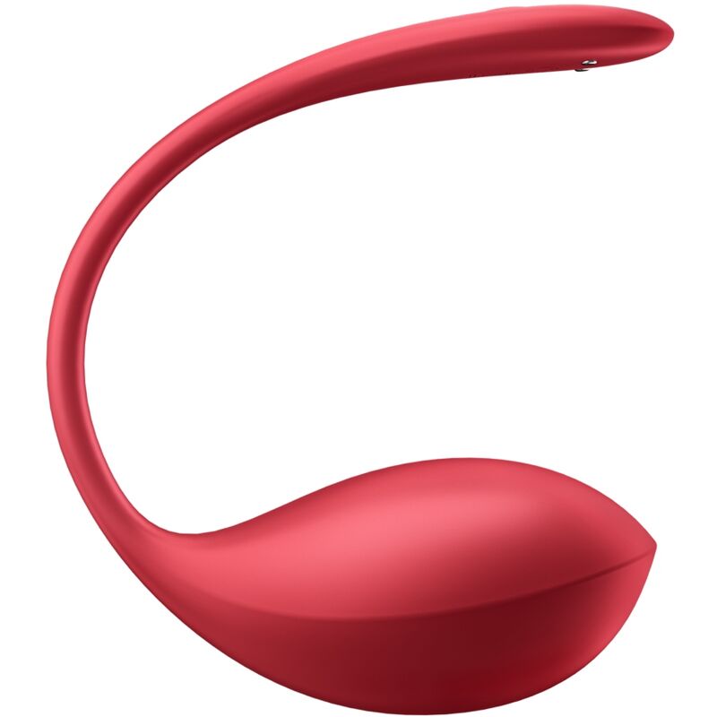 SATISFYER - SHINY PETAL STIMOLATORE CON TELECOMANDO G-POINT ROSSO APP GRATUITA - SATISFYER PARTNER | Lingerie Harness Boutique