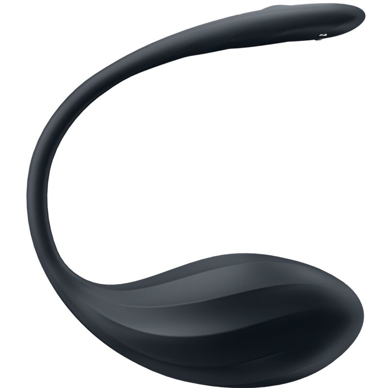SATISFYER - RIBBED PETAL STIMOLATORE PUNTO G TELECOMANDO NERO APP GRATUITA - SATISFYER PARTNER | Lingerie Harness Boutique