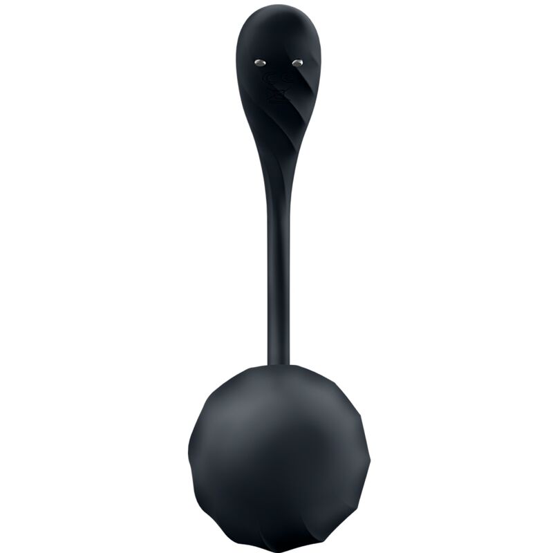 SATISFYER - RIBBED PETAL STIMOLATORE PUNTO G TELECOMANDO NERO APP GRATUITA - SATISFYER PARTNER | Lingerie Harness Boutique