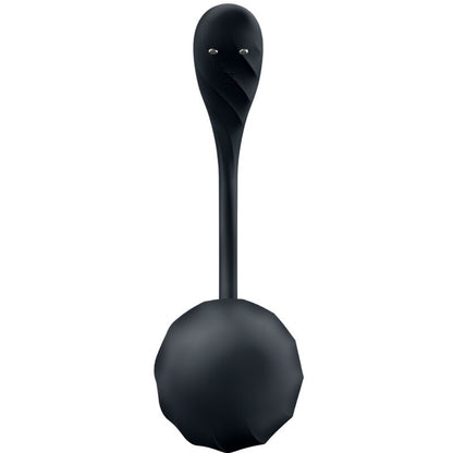 SATISFYER - RIBBED PETAL STIMOLATORE PUNTO G TELECOMANDO NERO APP GRATUITA - SATISFYER PARTNER | Lingerie Harness Boutique