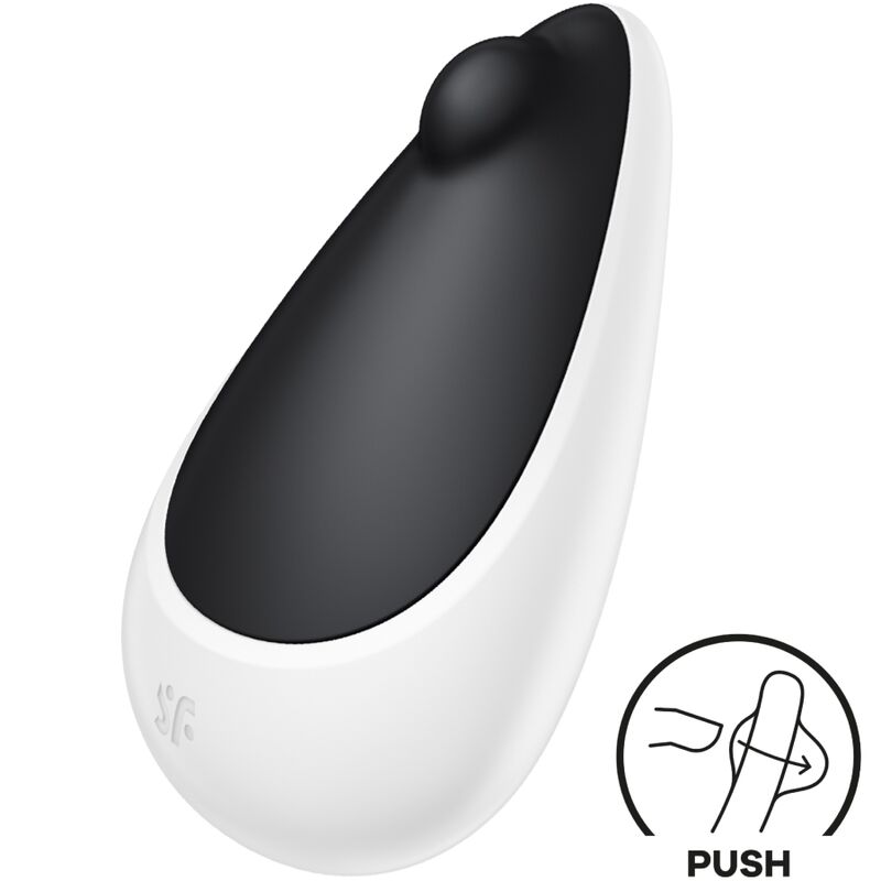 SATISFYER - SPOT ON 3 STIMOLATORE CLITORALE NERO - SATISFYER VIBRATOR | Lingerie Harness Boutique