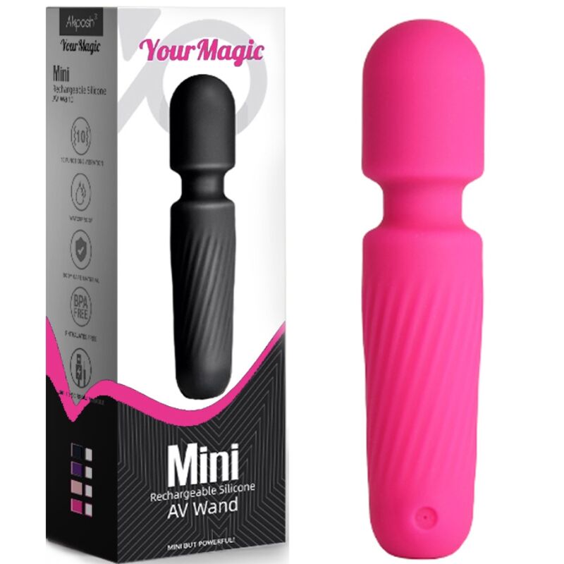 ARMONY - YOUR MAGIC MASSAGGIATORE E VIBRATORE RICARICABILE 10 VIBRAZIONI ROSA - ARMONY MASSAGERS | Lingerie Harness Boutique