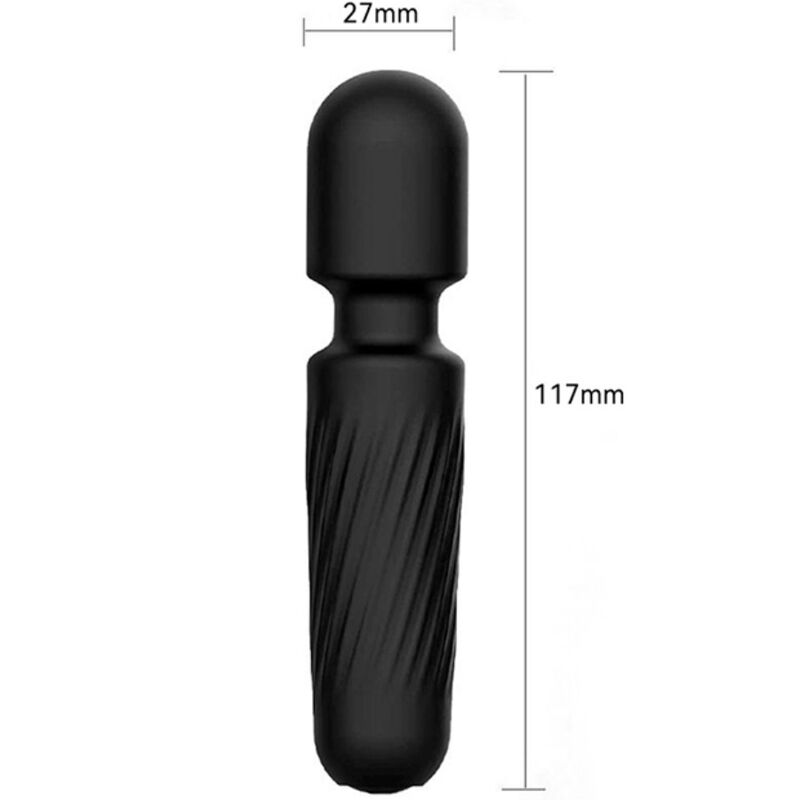ARMONY - YOUR MAGIC MASSAGGIATORE E VIBRATORE RICARICABILE 10 VIBRAZIONI NERO - ARMONY MASSAGERS | Lingerie Harness Boutique