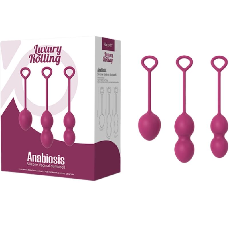 ARMONY - ANABIOSIS MANUBRI VAGINALI 3 LIVELLI BORDEAUX - ARMONY WEARABLES | Lingerie Harness Boutique