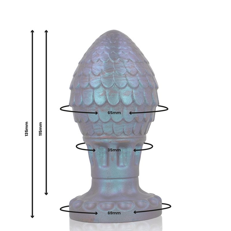 EPIC - VRAKOS PLUG ANALE DRAGON EGG TAGLIA L - EPIC | Lingerie Harness Boutique