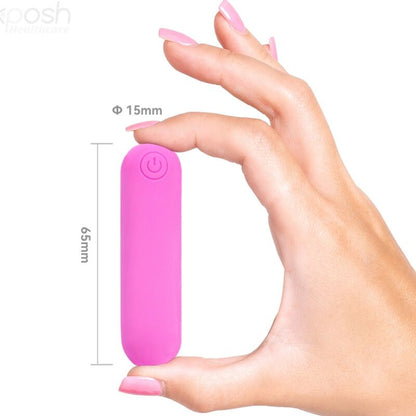 ARMONY - SPLASH HEHE VIBRATORE SPLASH BULLET IN SILICONE 10 VIBRAZIONI 65 X 15 CM ROSA - ARMONY STIMULATORS | Lingerie Harness Boutique