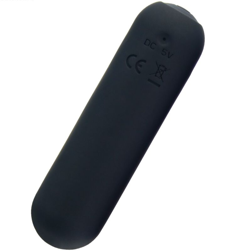 ARMONY - SPLASH HAHA VIBRATORE BULLET IN SILICONE 10 VIBRAZIONI 75 X 19 CM NERO - ARMONY STIMULATORS | Lingerie Harness Boutique