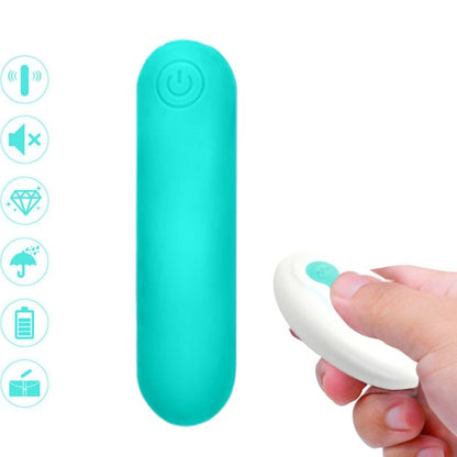 ARMONY - SPLASH JOLINE VIBRATORE BULLET IN SILICONE TELECOMANDO 10 VIBRAZIONI 65 X 15 CM VERDE - ARMONY STIMULATORS | Lingerie Harness Boutique