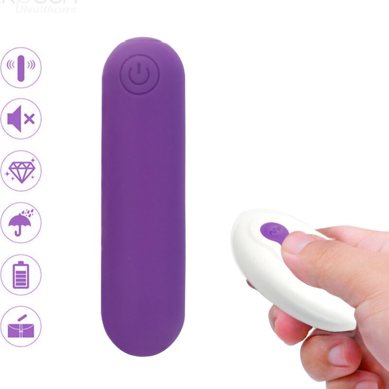 ARMONY - SPLASH JOLINE VIBRATORE BULLET IN SILICONE TELECOMANDO 10 VIBRAZIONI 6.5 X 1.5 CM VIOLA - ARMONY STIMULATORS | Lingerie Harness Boutique