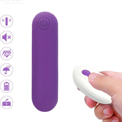 ARMONY - SPLASH JOLINE VIBRATORE BULLET IN SILICONE TELECOMANDO 10 VIBRAZIONI 6.5 X 1.5 CM VIOLA - ARMONY STIMULATORS | Lingerie Harness Boutique