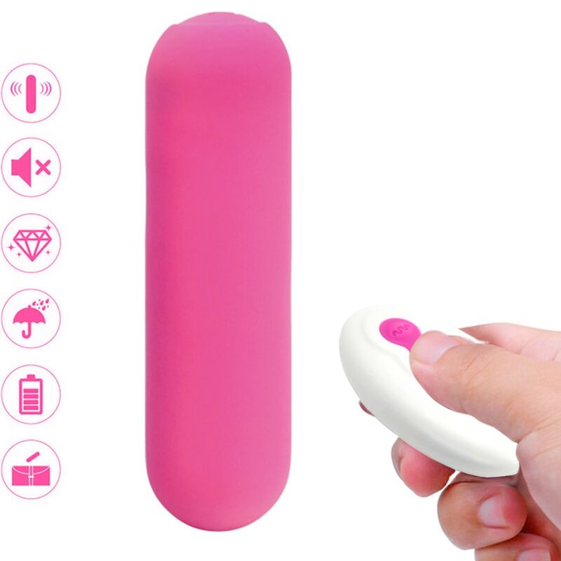 ARMONY - SPLASH JOIE VIBRATORE BULLET TELECOMANDO IN SILICONE 10 VIBRAZIONI 75 X 19 CM ROSA - ARMONY STIMULATORS | Lingerie Harness Boutique