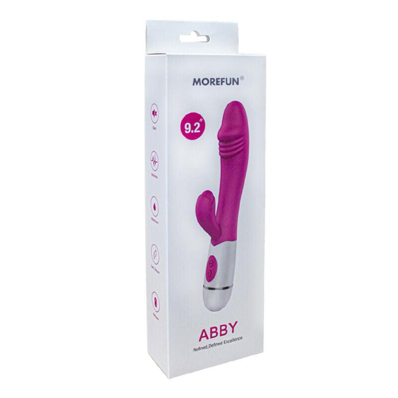 ARMONY - ABBY VIBRATORE E STIMOLATORE 16 VELOCITÀ ROSA - ARMONY VIBRATORS | Lingerie Harness Boutique