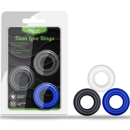 ARMONY - TITAN LOVE ANELLO CIAMBELLA COLORI MULTIPLI - ARMONY FOR HIM | Lingerie Harness Boutique