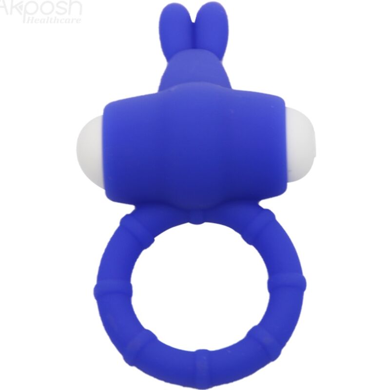 ARMONY - MS BUNNY ANELLO VIBRATORE IN SILICONE BLU - ARMONY FOR HIM | Lingerie Harness Boutique
