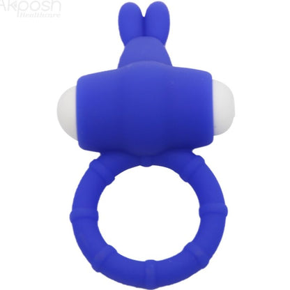 ARMONY - MS BUNNY ANELLO VIBRATORE IN SILICONE BLU - ARMONY FOR HIM | Lingerie Harness Boutique