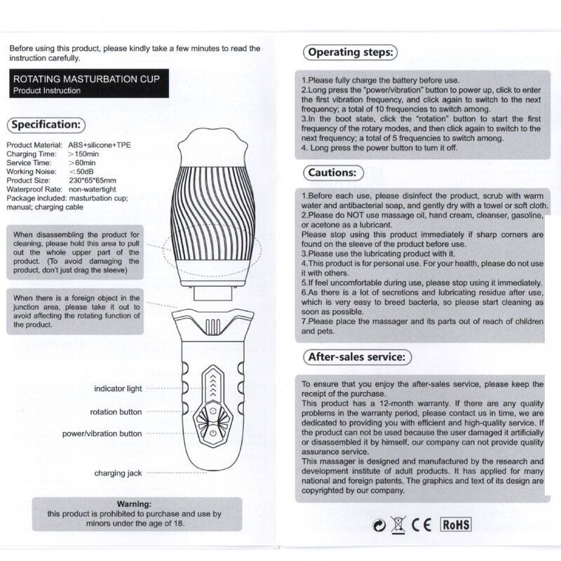 ARMONY - BELUCCI VIBRATORE MASTURBATORE ORALE BIANCO - ARMONY FOR HIM | Lingerie Harness Boutique