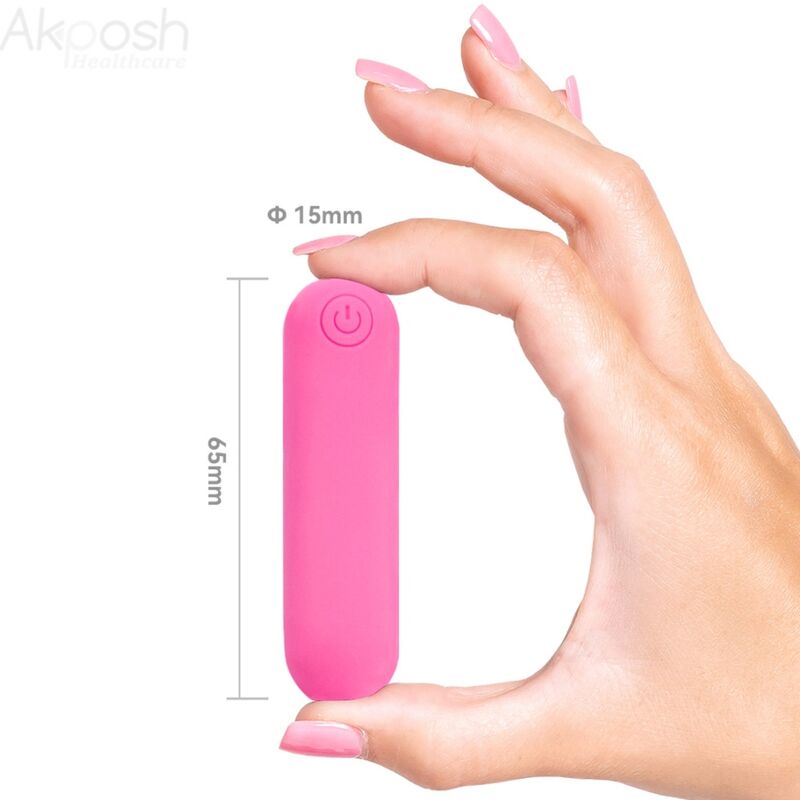 ARMONY - SPLASH JOLINE VIBRATORE BULLET IN SILICONE TELECOMANDO 10 VIBRAZIONI 65 X 15 CM ROSA - ARMONY STIMULATORS | Lingerie Harness Boutique