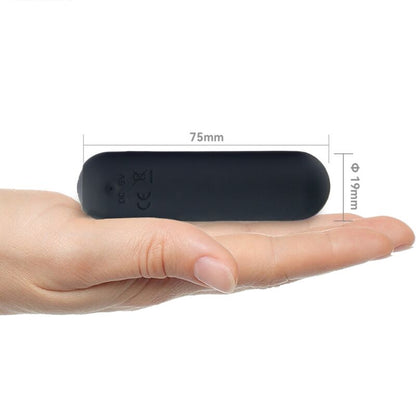 ARMONY - SPLASH JOIE VIBRATORE BULLET IN SILICONE TELECOMANDO 10 VIBRAZIONI 75 X 19 CM NERO - ARMONY STIMULATORS | Lingerie Harness Boutique