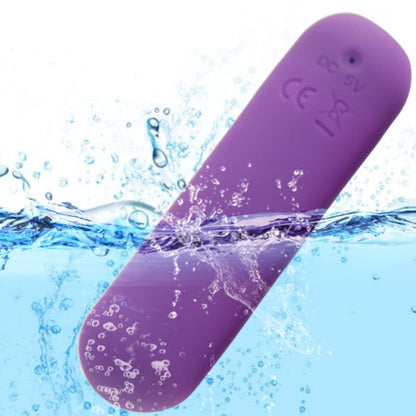 ARMONY - SPLASH JOIE VIBRATORE BULLET TELECOMANDO IN SILICONE 10 VIBRAZIONI 75 X 19 CM VIOLA - ARMONY STIMULATORS | Lingerie Harness Boutique