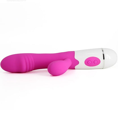 ARMONY - ABBY VIBRATORE E STIMOLATORE 16 VELOCITÀ ROSA - ARMONY VIBRATORS | Lingerie Harness Boutique