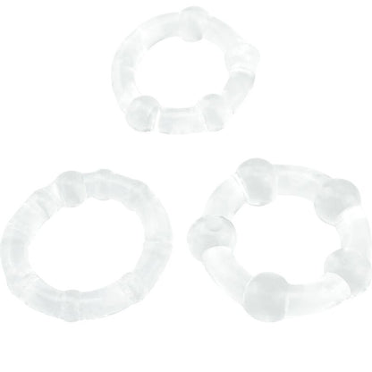 ARMONY - TITAN LOVE ANELLO CON PERLINE CARNE - ARMONY FOR HIM | Lingerie Harness Boutique