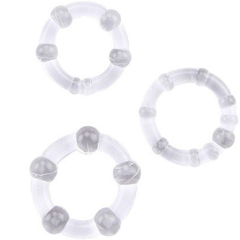 ARMONY - TITAN LOVE ANELLO CON PERLINE CARNE - ARMONY FOR HIM | Lingerie Harness Boutique