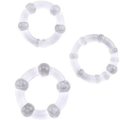 ARMONY - TITAN LOVE ANELLO CON PERLINE CARNE - ARMONY FOR HIM | Lingerie Harness Boutique