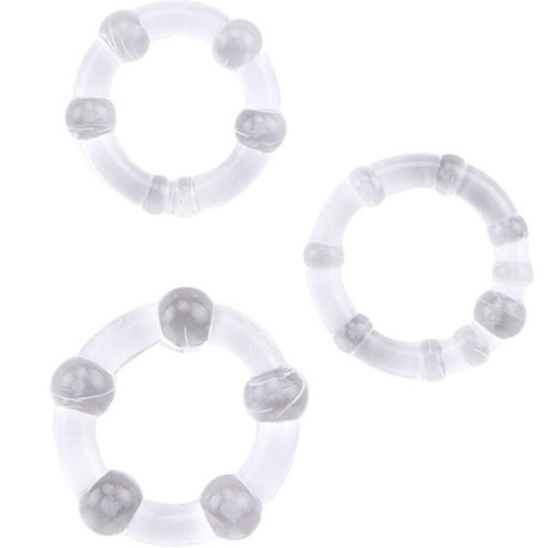 ARMONY - TITAN LOVE ANELLO CON PERLINE CARNE - ARMONY FOR HIM | Lingerie Harness Boutique