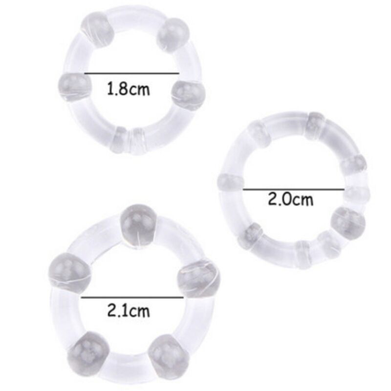 ARMONY - TITAN LOVE ANELLO CON PERLINE CARNE - ARMONY FOR HIM | Lingerie Harness Boutique