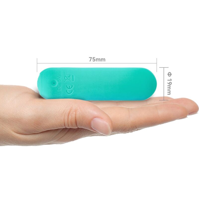 ARMONY - SPLASH HAHA VIBRATORE BULLET IN SILICONE 10 VIBRAZIONI 75 X 19 CM VERDE - ARMONY STIMULATORS | Lingerie Harness Boutique
