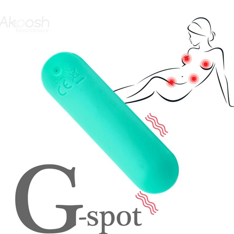 ARMONY - SPLASH JOIE VIBRATORE BULLET TELECOMANDO IN SILICONE 10 VIBRAZIONI 75 X 19 CM VERDE - ARMONY STIMULATORS | Lingerie Harness Boutique