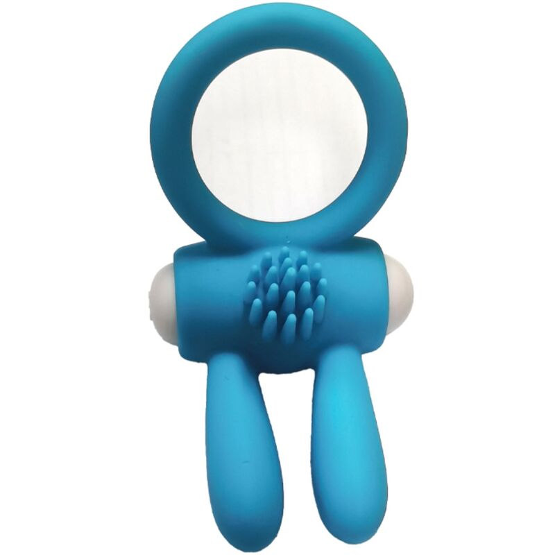 ARMONY - MR BUNNY ANELLO VIBRATORE IN SILICONE NERO - ARMONY FOR HIM | Lingerie Harness Boutique