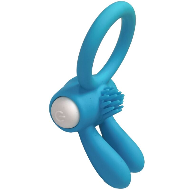 ARMONY - MR BUNNY ANELLO VIBRATORE IN SILICONE NERO - ARMONY FOR HIM | Lingerie Harness Boutique