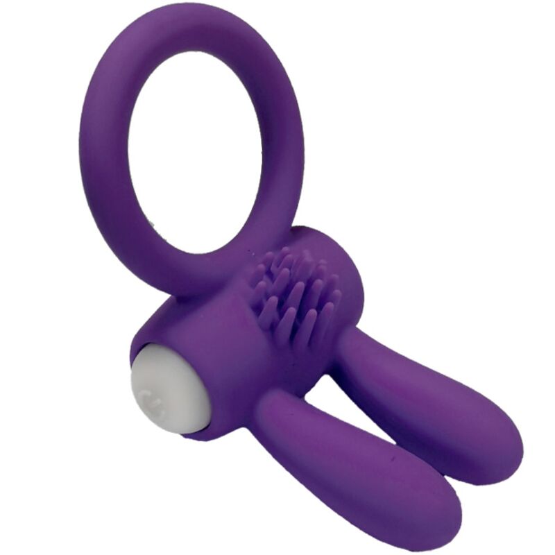 ARMONY - MR BUNNY ANELLO VIBRATORE IN SILICONE VIOLA - ARMONY FOR HIM | Lingerie Harness Boutique