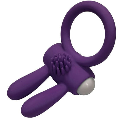 ARMONY - MR BUNNY ANELLO VIBRATORE IN SILICONE VIOLA - ARMONY FOR HIM | Lingerie Harness Boutique