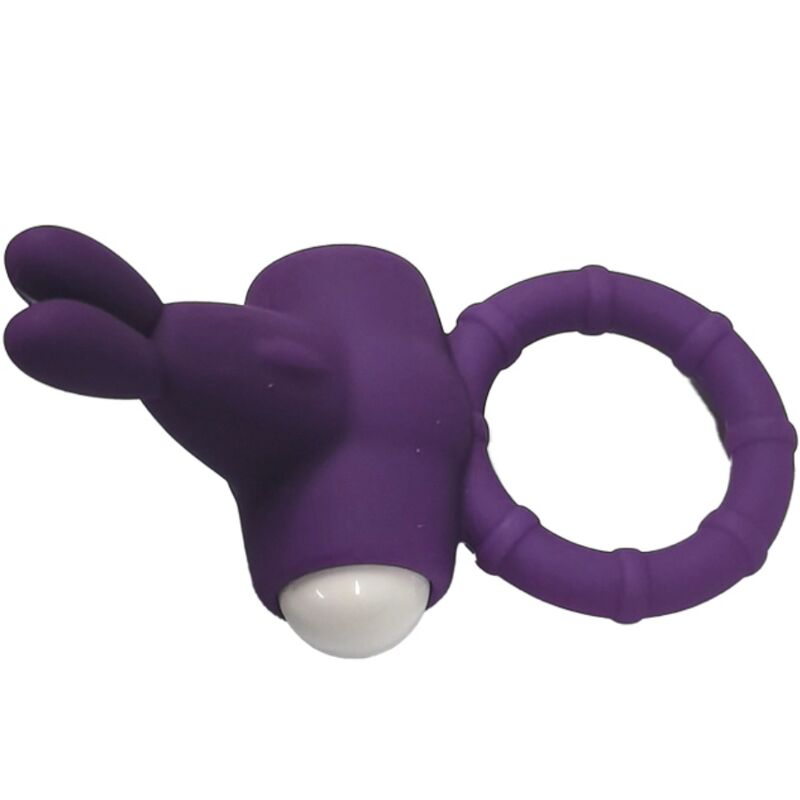 ARMONY - MS BUNNY ANELLO VIBRATORE IN SILICONE VIOLA - ARMONY FOR HIM | Lingerie Harness Boutique