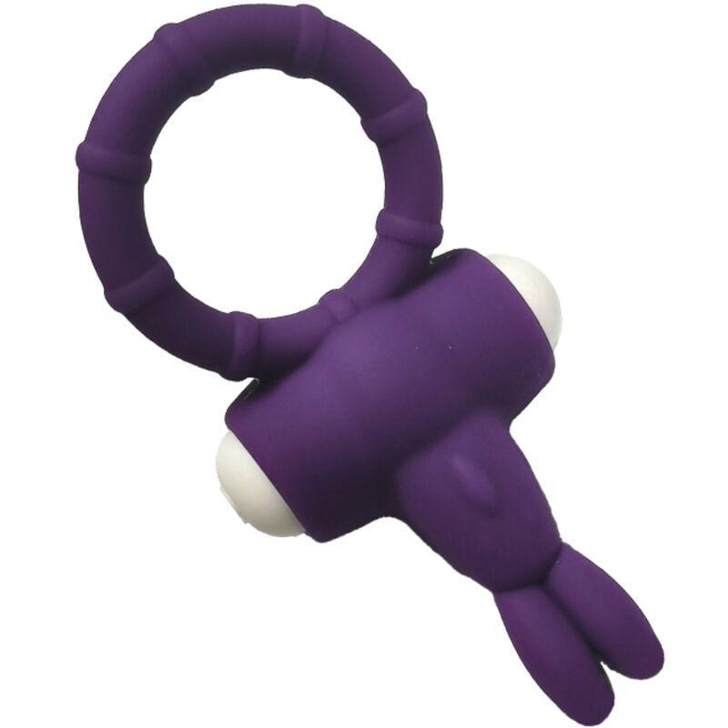 ARMONY - MS BUNNY ANELLO VIBRATORE IN SILICONE VIOLA - ARMONY FOR HIM | Lingerie Harness Boutique