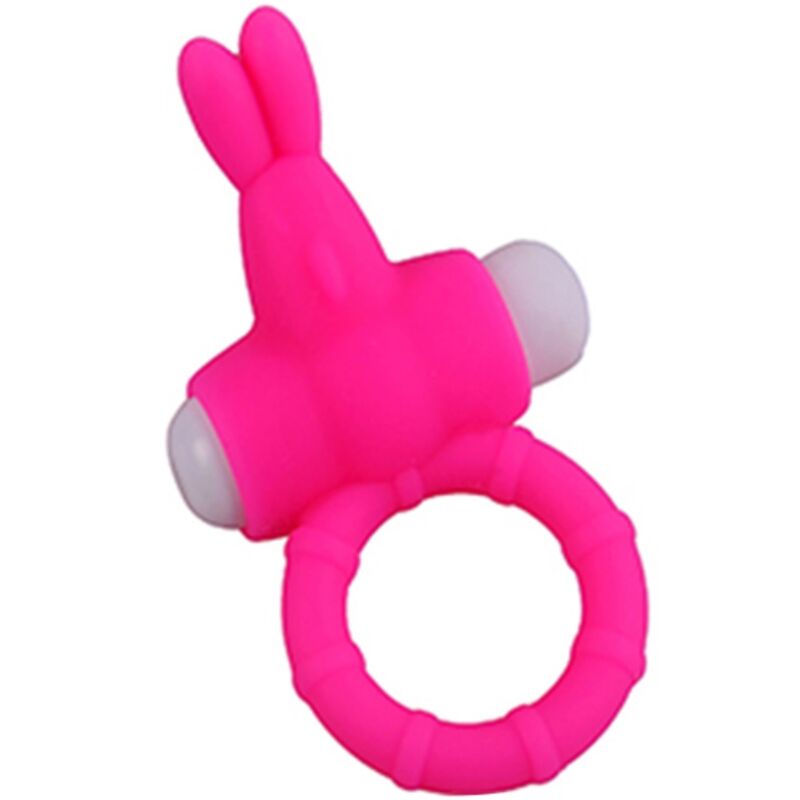 ARMONY - MS BUNNY ANELLO VIBRATORE IN SILICONE ROSA - ARMONY FOR HIM | Lingerie Harness Boutique