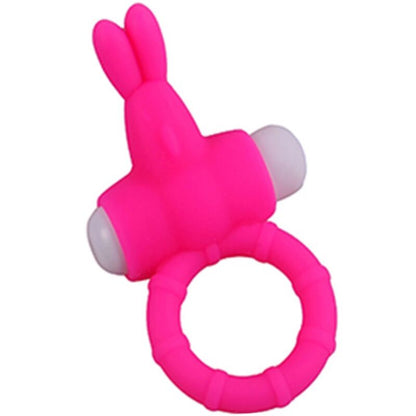 ARMONY - MS BUNNY ANELLO VIBRATORE IN SILICONE ROSA - ARMONY FOR HIM | Lingerie Harness Boutique