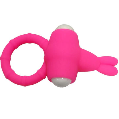 ARMONY - MS BUNNY ANELLO VIBRATORE IN SILICONE ROSA - ARMONY FOR HIM | Lingerie Harness Boutique