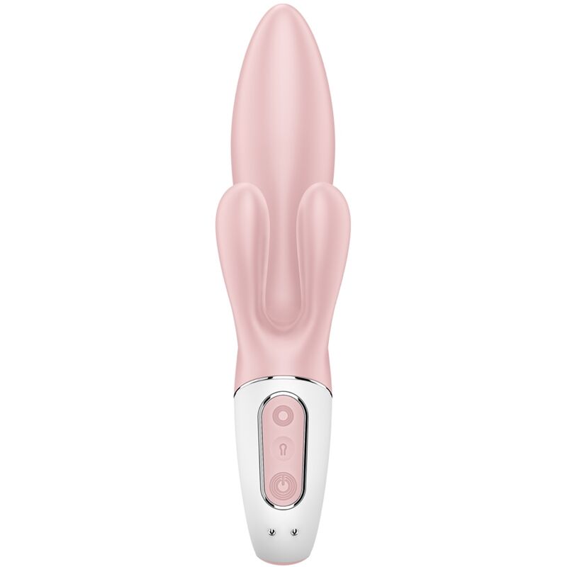 SATISFYER - AIR PUMP BUNNY 3 VIBRATORE GONFIABILE CONIGLIO ROSA - SATISFYER VIBRATOR | Lingerie Harness Boutique