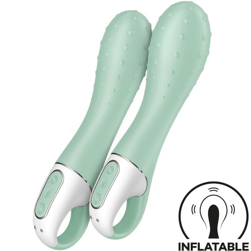 SATISFYER - AIR PUMP VIBRATOR 3 PUNTO G GONFIABILE MENTA - SATISFYER VIBRATOR | Lingerie Harness Boutique