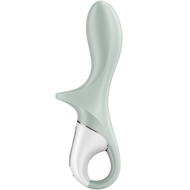 SATISFYER - AIR PUMP BOOTY 3 VIBRATORE ANALE GONFIABILE GRIGIO VERDE - SATISFYER VIBRATOR | Lingerie Harness Boutique