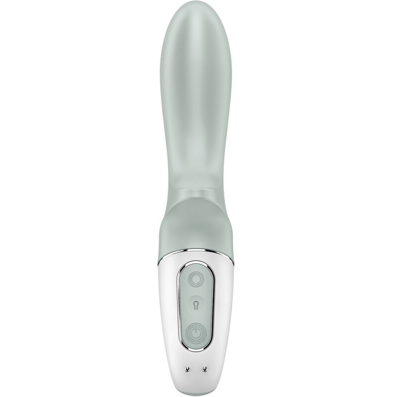 SATISFYER - AIR PUMP BOOTY 3 VIBRATORE ANALE GONFIABILE GRIGIO VERDE - SATISFYER VIBRATOR | Lingerie Harness Boutique