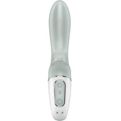 SATISFYER - AIR PUMP BOOTY 3 VIBRATORE ANALE GONFIABILE GRIGIO VERDE - SATISFYER VIBRATOR | Lingerie Harness Boutique