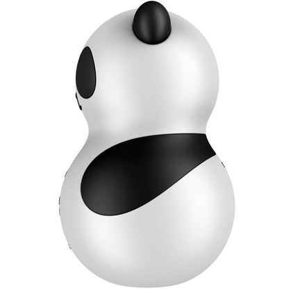 SATISFYER - POCKET PANDA STIMOLATORE E VIBRATORE IN BIANCO E NERO - SATISFYER AIR PULSE | Lingerie Harness Boutique