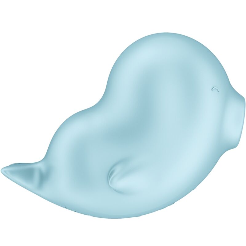 SATISFYER - SASSY SEAL STIMOLATORE E VIBRATORE BLU - SATISFYER AIR PULSE | Lingerie Harness Boutique