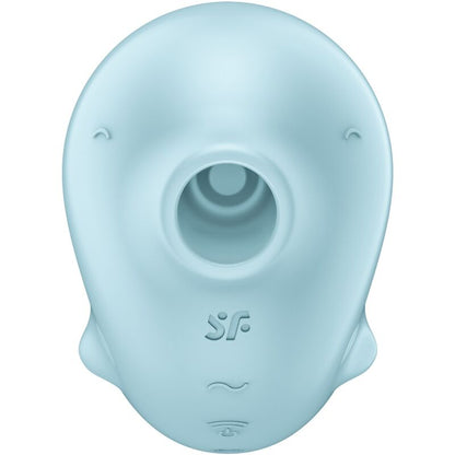 SATISFYER - SASSY SEAL STIMOLATORE E VIBRATORE BLU - SATISFYER AIR PULSE | Lingerie Harness Boutique