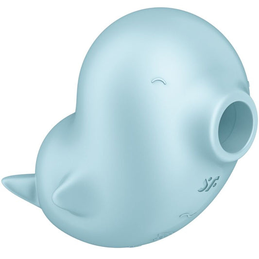 SATISFYER - SASSY SEAL STIMOLATORE E VIBRATORE BLU - SATISFYER AIR PULSE | Lingerie Harness Boutique